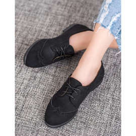 SHELOVET Klassiska mockaskor svart 1