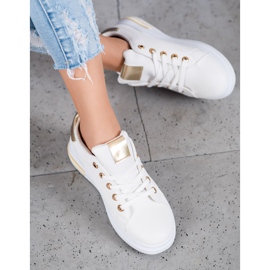 SHELOVET Trendiga sportskor vit 1