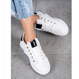 SHELOVET Trendiga sportskor vit 2