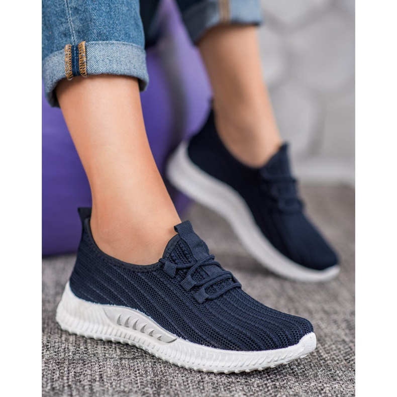 SHELOVET Textil sportskor blå 1