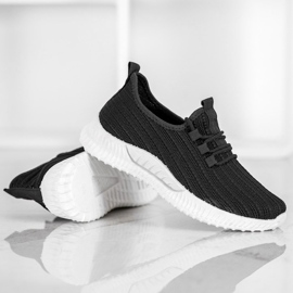 SHELOVET Textil sportskor svart 1