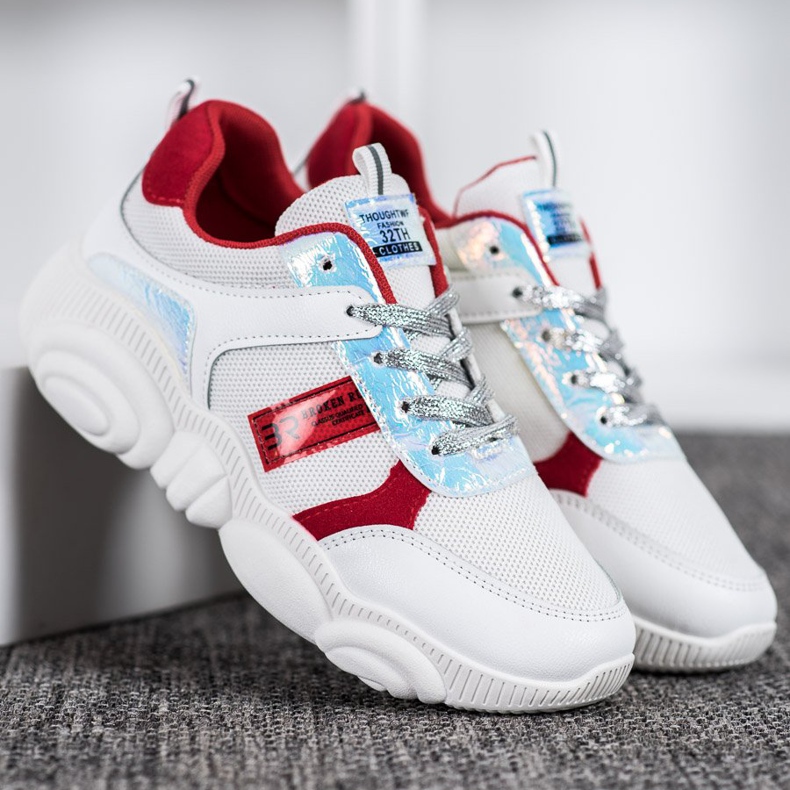 SHELOVET Bekväma sportskor vit 1