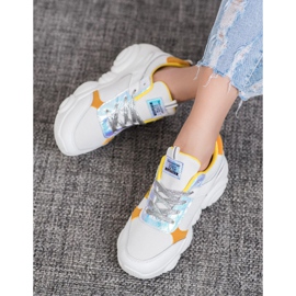 SHELOVET Bekväma sportskor vit 1