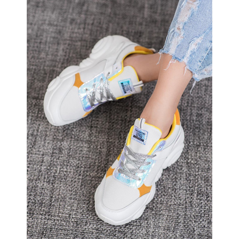 SHELOVET Bekväma sportskor vit 1