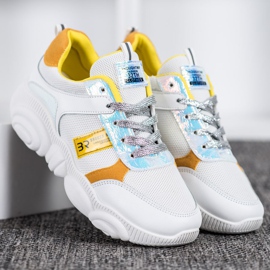 SHELOVET Bekväma sportskor vit 2