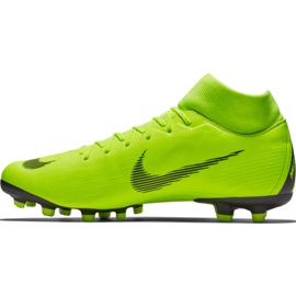 Nike Mercurial Superfly 6 Academy FG / MG M AH7362 701 fotbollsskor marinblå grön 1