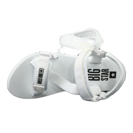 Textilsandaler Big Star 274A351 vit 4