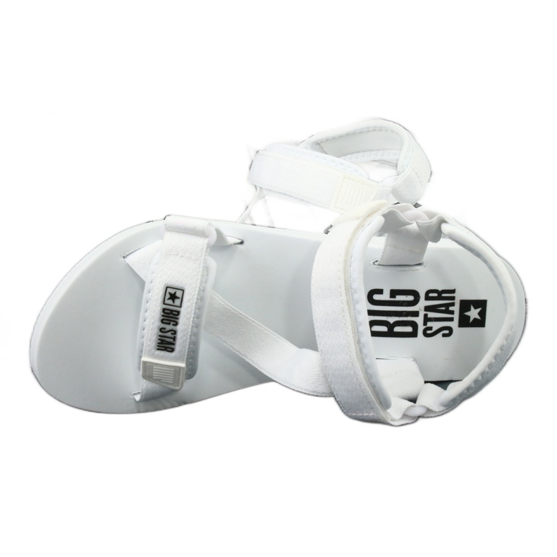 Textilsandaler Big Star 274A351 vit 4