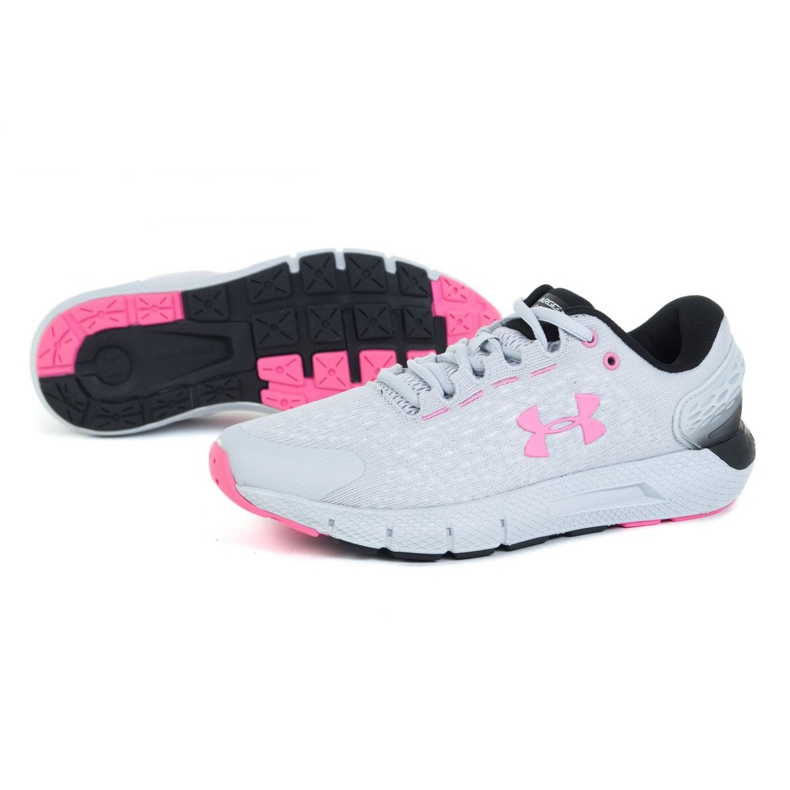 Under Armour Charged Rogue 2 W 3022 602-101 rosa grå 1