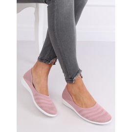 Rosa mesh -ballerinor IC03 Old Pink 1