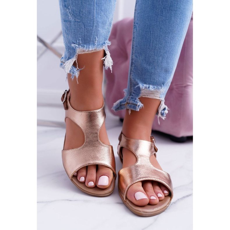 Lätta gyllene Kongito -sandaler 2