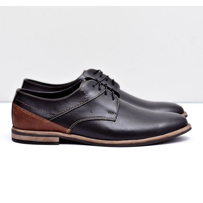 Bednarek Polish Shoes Herr Brogues Bednarek Elegant läder Svart Marcelo 2
