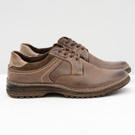 KOMODO Ernesto Brown Leather Warm Stövlar för vintern brun 2