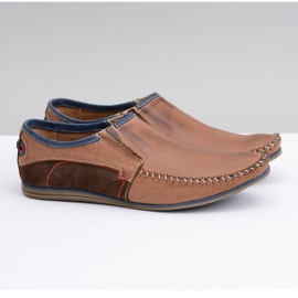 KOMODO Slip-on polska herrloafers läderbrun Teodoro 1