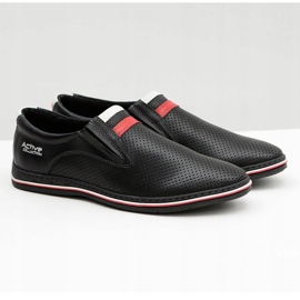 Joker Läder Herr Svarta Slip-On Skor Mello 1