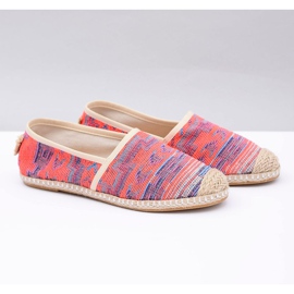 Lu Boo | Damlinne Espadrilles Aztec Coral Bimbi rosa 2