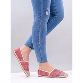 Lu Boo | Damlinne Espadrilles Aztec Coral Bimbi rosa 1