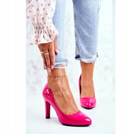 Dampumpar lackerade på en pelare Sergio Leone Fuchsia Campbell rosa 2