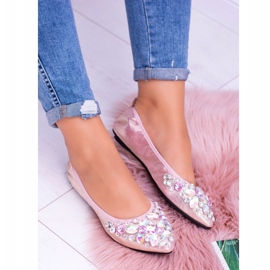 Lu Boo Rosa Ballerinas på elastiska stenar till och med 2