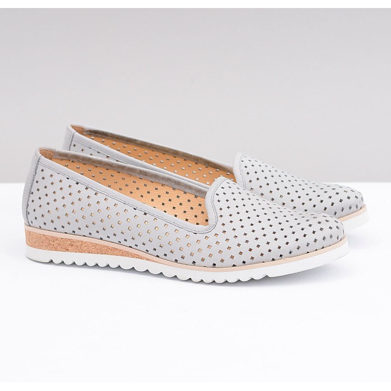 Stagórs Lädergrå polsk Ballerina Lordsy Gabi 1