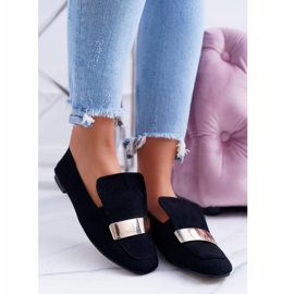 Dam Loafers Guldmärke Svart Lordsy Lu Boo Harlem 1