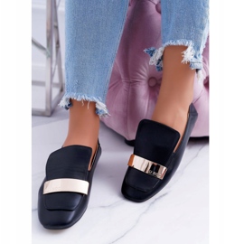 Dam Loafers Lu Boo Black Grain With a tallrik Harlem svart 2