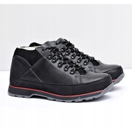 KOMODO Black Warmed Trafer Brogues för män svart 1