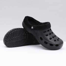 Flameshoes Dam Tofflor Warm Black Kroks Eva svart 2