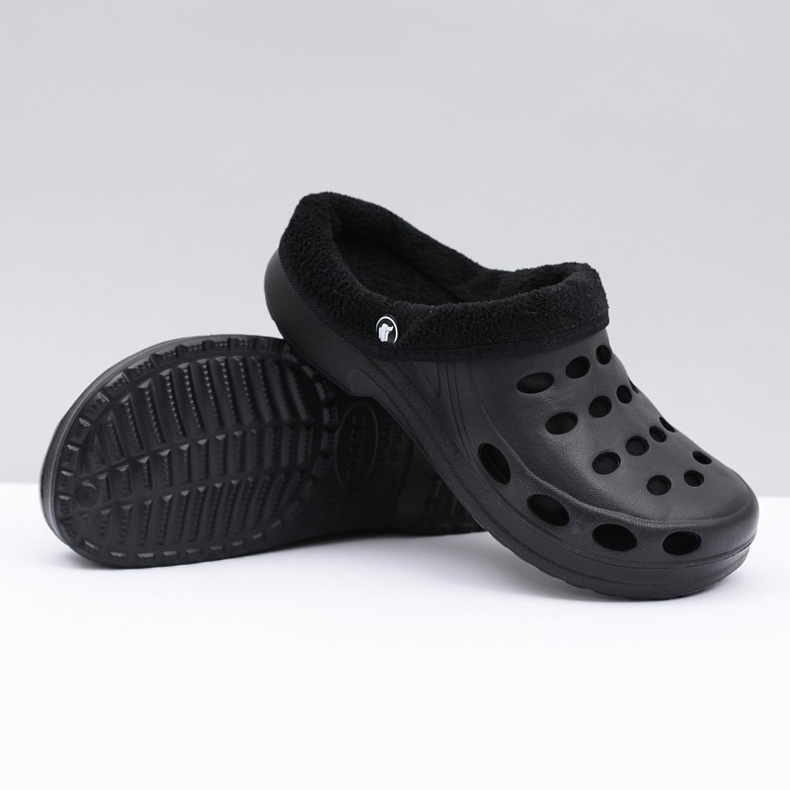 Flameshoes Dam Tofflor Warm Black Kroks Eva svart 2