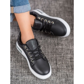 Diamantique Sportskor På Plattformen svart 1