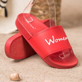 Small Swan Kvinnor röda tofflor 1