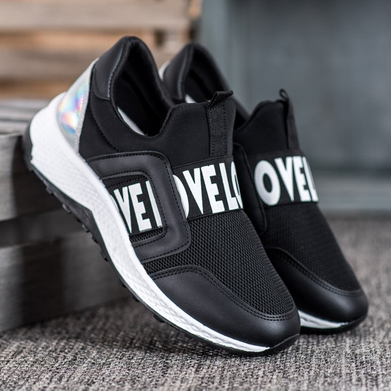 Seastar Slipons på kärleksplattformen svart 1