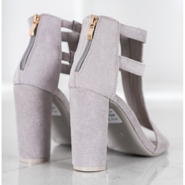 Seastar Sandaler med dragkedja grå 1