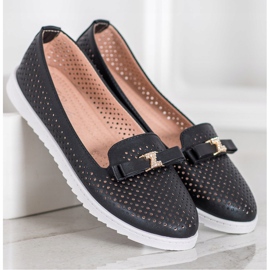 Weide Openwork Lords med prydnad svart 2