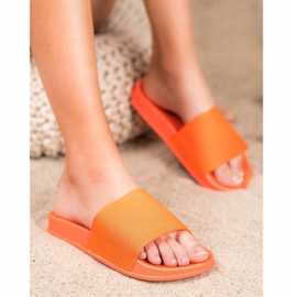 Small Swan Casual tofflor orange 1
