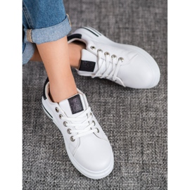 Diamantique Sportskor På Plattformen vit 2