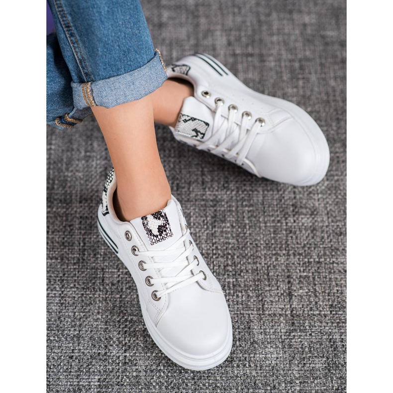 Diamantique Sportskor På Plattformen vit 2