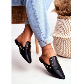 Lu Boo Tofflor Dam Mule Seniorita Svart 1