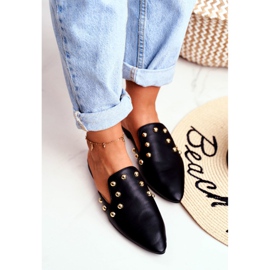 Lu Boo Tofflor Dam Mule Seniorita Svart 2