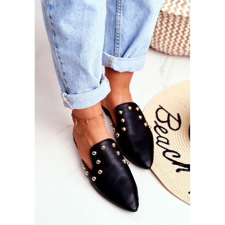 Lu Boo Tofflor Dam Mule Seniorita Svart 2