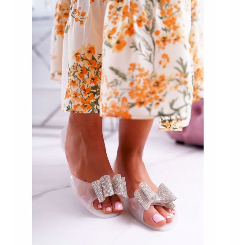 Lu Boo | Gummi Ballerinas Meliski Rosett Vit Cindela 2