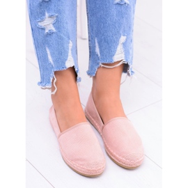 Kvinnors espadriller Estelle Powder Pink rosa 2