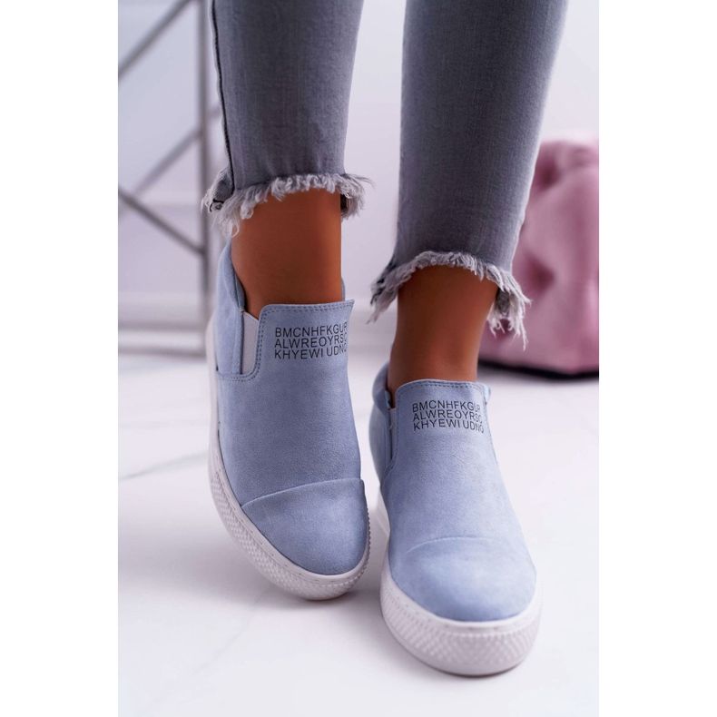 Dam Snekers Sneakers Lu Boo Slip Blue Kaori blå 2