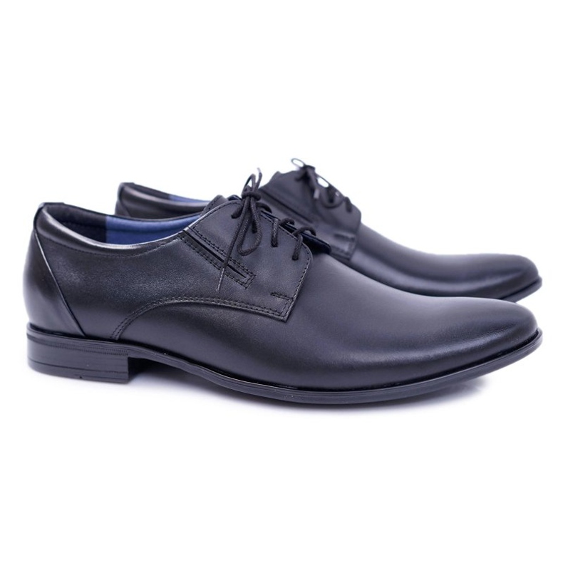 Bednarek Polish Shoes Herr Brogues Bednarek Eleganta läderformella skor Svart Franko 1