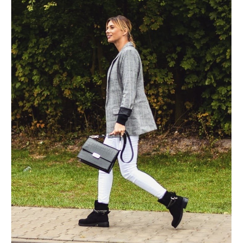 Lu Boo Black Damstövlar Zipper Paljetter Rafell svart 2