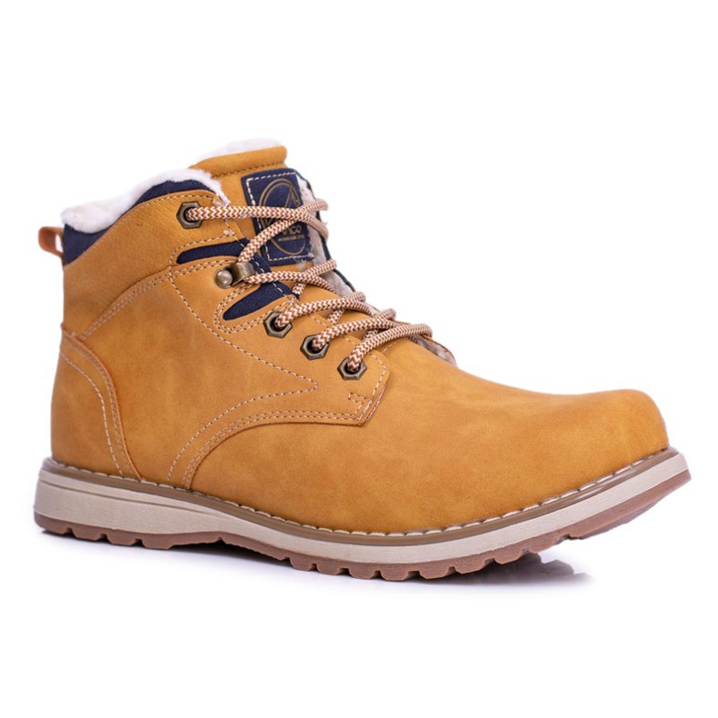 Vico Varma herrvandringsskor med Camel Nuss -fleece brun 1