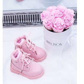 FRROCK Barns isolerade fällare stövlar pulver rosa Dexter 1