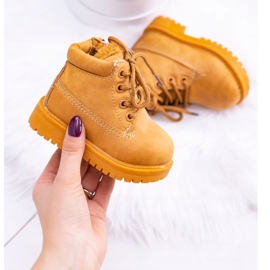 FRROCK Barns Warm Trappers stövlar Camel Dexter brun 1