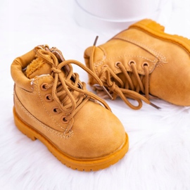 FRROCK Barns Warm Trappers stövlar Camel Dexter brun 2