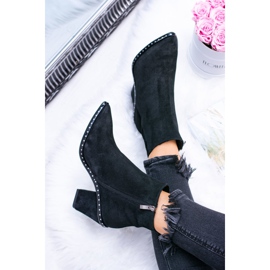 Deoni Läderstövlar för kvinnor med dragkedja i svart Sonoma 1